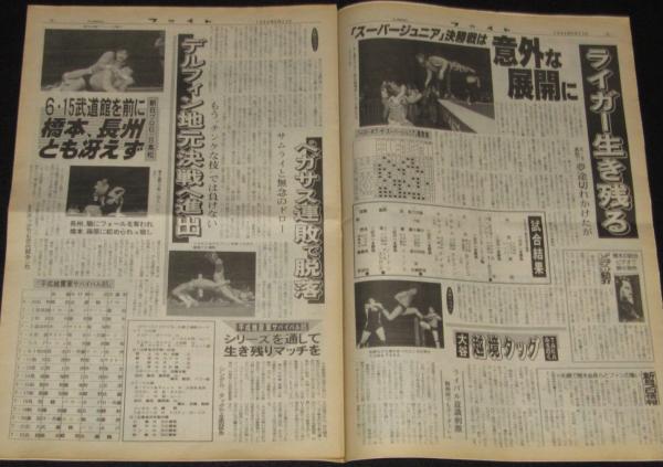 週刊ファイト No.1364 1994年6/23 ジュニア戦争/天龍・大仁田/五