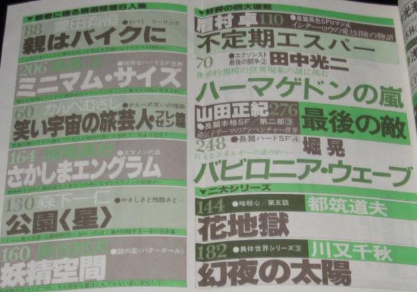 SFアドベンチャー 1982年2月号 第二回日本SF大賞発表/井上ひさし