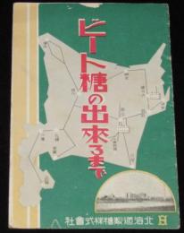 【戦前チラシ】ビート糖の出来るまで　甜菜製糖工程図/栄養はビート糖から/保健はバンドミンから