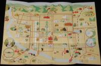 【リーフレット】Sapporo 札幌市 札幌観光協会　昭和28年/市電/定山渓鉄道/国鉄