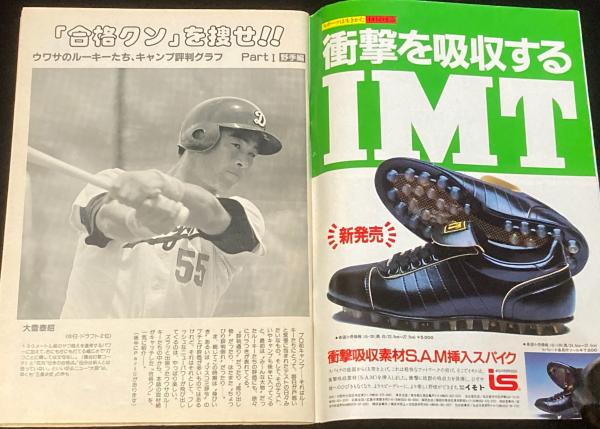 週刊ベースボール 1989年3/6号 89プロ野球全選手写真名鑑/原辰徳