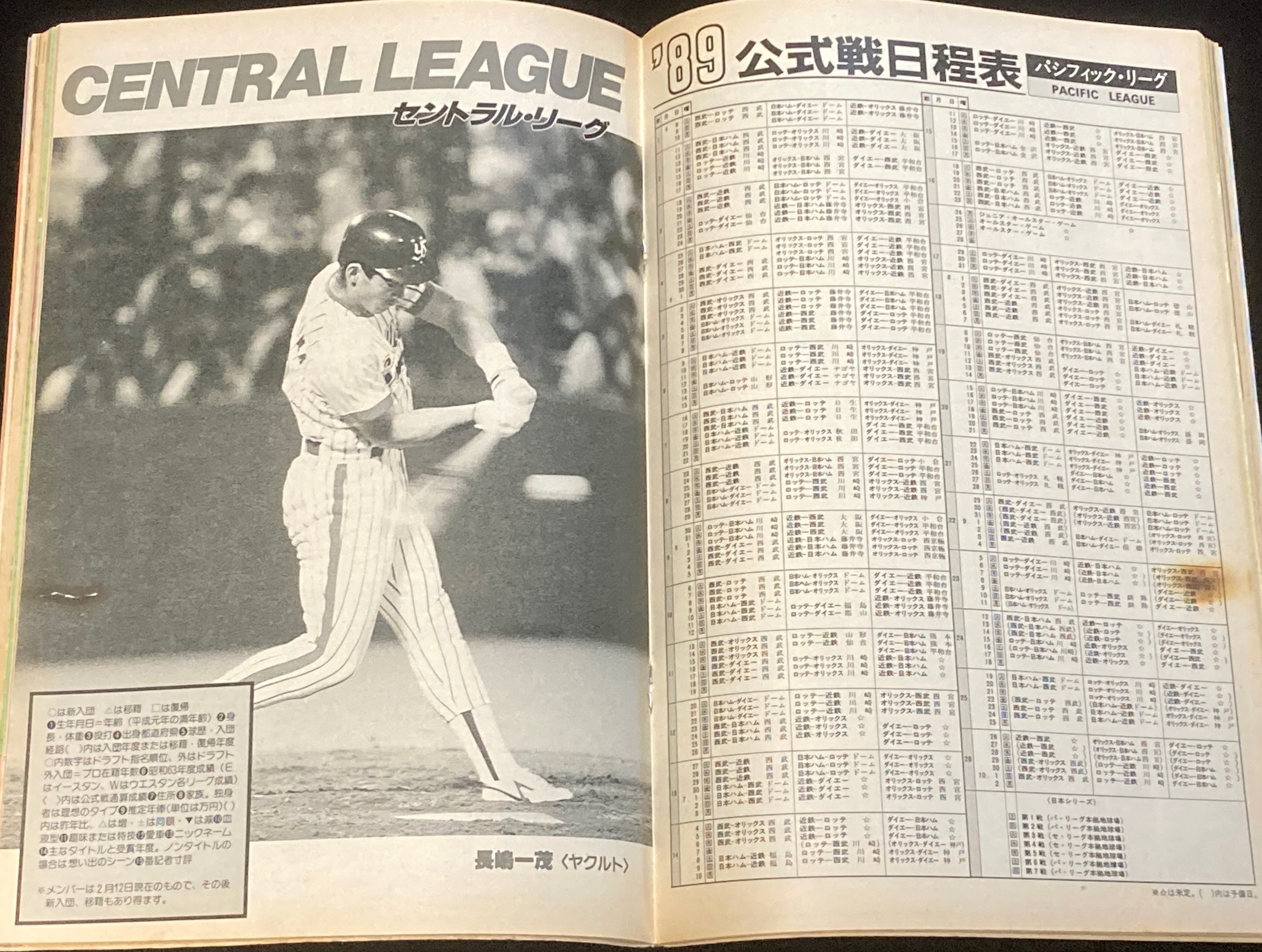 週刊ベースボール 1989年3/6号 89プロ野球全選手写真名鑑/原辰徳