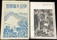 【戦前絵葉書】伊豆大島風景　封筒入り3枚/昭和11年/阿部虎椿油/スタンプ押印