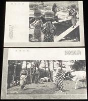 【戦前絵葉書】伊豆大島風景　封筒入り3枚/昭和11年/阿部虎椿油/スタンプ押印