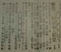 【戦前新聞】大阪毎日新聞　明治38年8月17日　号外／第二号外 2枚セット　第四回会見/日露戦争