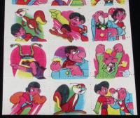 【駄玩具】うつし絵　宇宙少年ソラン　昭和40年代　パチモン