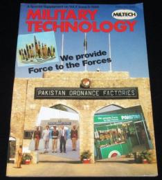 【洋書】MILITARY TECHNOLOGY vol.X-Issue 9.1986　軍事技術雑誌