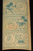 【駄玩具】角面子　パチモンまんが 6枚入シート　昭和20～30年代頃/フィリックス/フクチャン