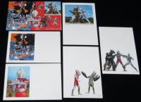 【ポストカード】ウルトラマン絵入り葉書　5枚セット　郵便局/平成10年/チラシ付き