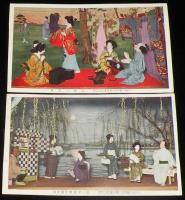 【戦前絵葉書】三越展覧会出品写真葉書　封筒2枚入　高林スタヂオ/三越呉服店