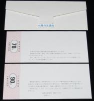 地下鉄東西線開通記念乗車券　昭和51年6月10日　2枚入り　札幌市交通局