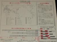 【たばこグッズ】卓上メモ　日本専売公社 札幌地方局　昭和29年/ヤミたばこ消費の割合