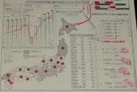 【たばこグッズ】卓上メモ　日本専売公社 札幌地方局　昭和29年/ヤミたばこ消費の割合