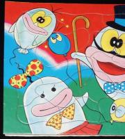 【駄玩具】オバケのQ太郎 パズル　昭和40年代頃　未使用品/パチモン