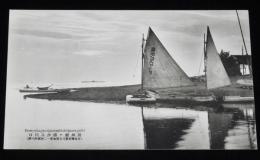 【戦前絵葉書】房州鏡ケ浦汐入川口　東京湾要塞司令部地第124號許可済/森永ビスケット