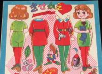 【駄玩具】きせかえ パチモン リボンの騎士　昭和30～40年代頃/サファイヤ姫