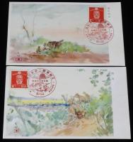 【戦前絵葉書】支那事変2周年記念　5枚セット　陸軍恤兵部　昭和14年/東亜新秩序建設
