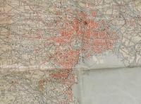 【戦前地図】東京　二十万分ノ一帝国図　東京府/東京市