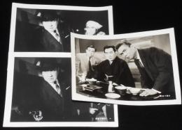 【映画スチール】最後の顔役　3枚セット　東映　昭和38年/佐々木康/片岡千恵蔵