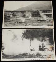 【戦前絵葉書】別府名所　6枚セット　海岸砂場の実況/鬼石地獄/今井地獄/血の池地獄