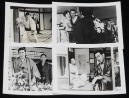 【映画スチール】傷だらけの人生　4枚セット　東映　昭和46年/鶴田浩二/若山富三郎