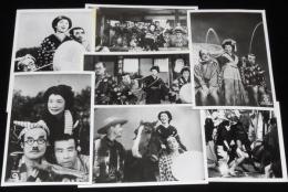 【映画スチール】女次郎長 ワクワク道中　7枚セット　大映　昭和26年/笠置シヅ子/横山エンタツ