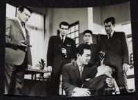 【映画スチール】暗黒街　最大の決斗　3枚セット　東映　昭和38年/鶴田浩二/高倉健