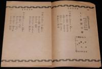 【戦前レコード歌詞カード】軍歌 進軍の歌／露営の歌　陸軍戸山学校軍楽隊/進軍の歌 体操