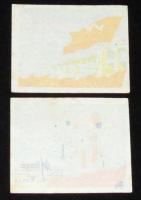 【マッチラベル】国慶十週年 1949-1959　2枚セット　武漢火柴/毛沢東/国慶節十周年