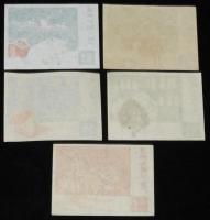 【マッチラベル】中国　温州光明火柴　5枚セット　1950年代頃/豚・鶏/牛・山羊