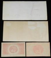 【広告マッチラベル】農協　4枚セット　昭和20～30年代頃/貯金してたのしく今日も野良仕事