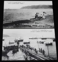 【戦前絵葉書】伊東温泉十六勝　封筒入り16枚　昭和8年/温泉プール/ゴルフ場/伊東海岸