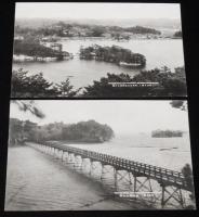 【絵葉書】松島の美観　封筒入り10枚　昭和30年代頃/松島海岸/福浦橋/観光道路/双子島