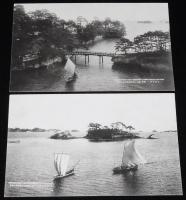 【絵葉書】松島の美観　封筒入り10枚　昭和30年代頃/松島海岸/福浦橋/観光道路/双子島