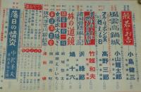 にっぽん読切小説読物　昭和32年4月号　踊り子 日劇MH/平野威馬雄/女優 浪花千栄子