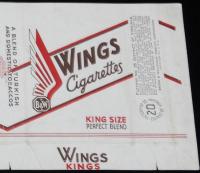【戦前たばこパッケージ】WINGS Cigarettes ウイングス/(C)1940 BROWN & WILLIAMSON