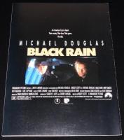 【映画パンフ】ブラック・レイン　1989年/マイケル・ダグラス/高倉健/松田優作