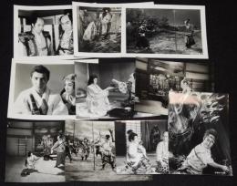 【映画スチール】稲妻峠の決斗　10枚セット　東映　昭和37年/市川右太衛門/丘さとみ