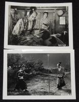【映画スチール】稲妻峠の決斗　10枚セット　東映　昭和37年/市川右太衛門/丘さとみ