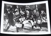 【映画スチール】越後獅子祭り　2枚セット　東映　昭和37年/小沢茂弘/松方弘樹