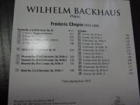 CD  WILHELM BACKHAUS  ALL-CHOPIN RECITAL

 