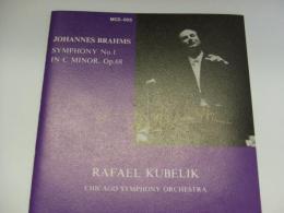 CD BRAHMS SYMPHONY NO.1 KUBELIK  Ｃhicago Symphony Orchestra
