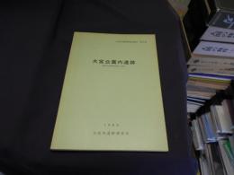 大宮公園内遺跡　　大宮市遺跡調査会報告第８集