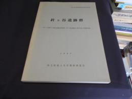 針ヶ谷遺跡群　　針ヶ谷地区土地区画整理事業に伴う昭和60年・61年度の発掘調査　　冨士見市遺跡調査会調査報告第27集