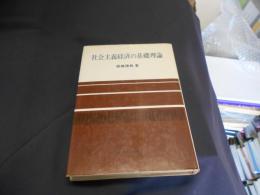 社会主義経済の基礎理論