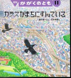 カラスがまちにすんでいる　かがくのとも　通巻２６０号　（１９９０年１１月号）　※折り込みふろくあり