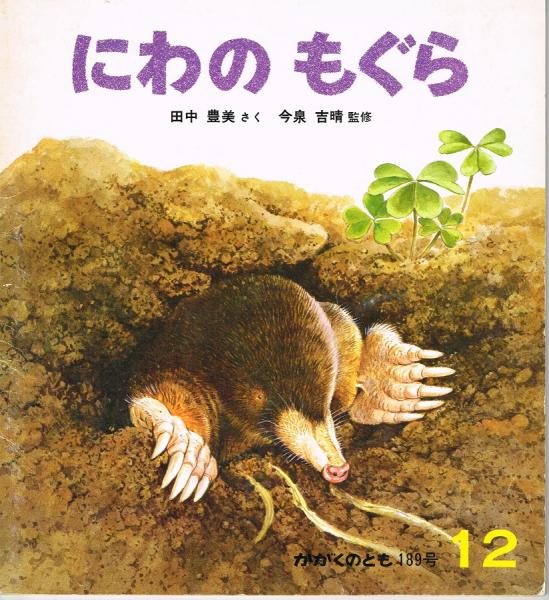 にわのもぐら かがくのとも 通巻１８９号 １９８４年１２月号 田中豊美 作 今泉吉晴 監修 古本 中古本 古書籍の通販は 日本の古本屋 日本の古本屋