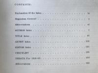 『INDEX to the SCIENCE FICTION MAGAZINES 1926-1950』『The INDEX of SCIENCE FICTION MAGAZINES 1951-1965』2冊セット