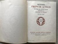MODERN FRENCH SONGS VOLUME II GEORGES to WIDOR FOR LOW VOICE