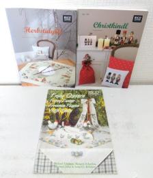 RICO DESIGN クロスステッチ本3冊セットで BAND23、NO.127、NO.136